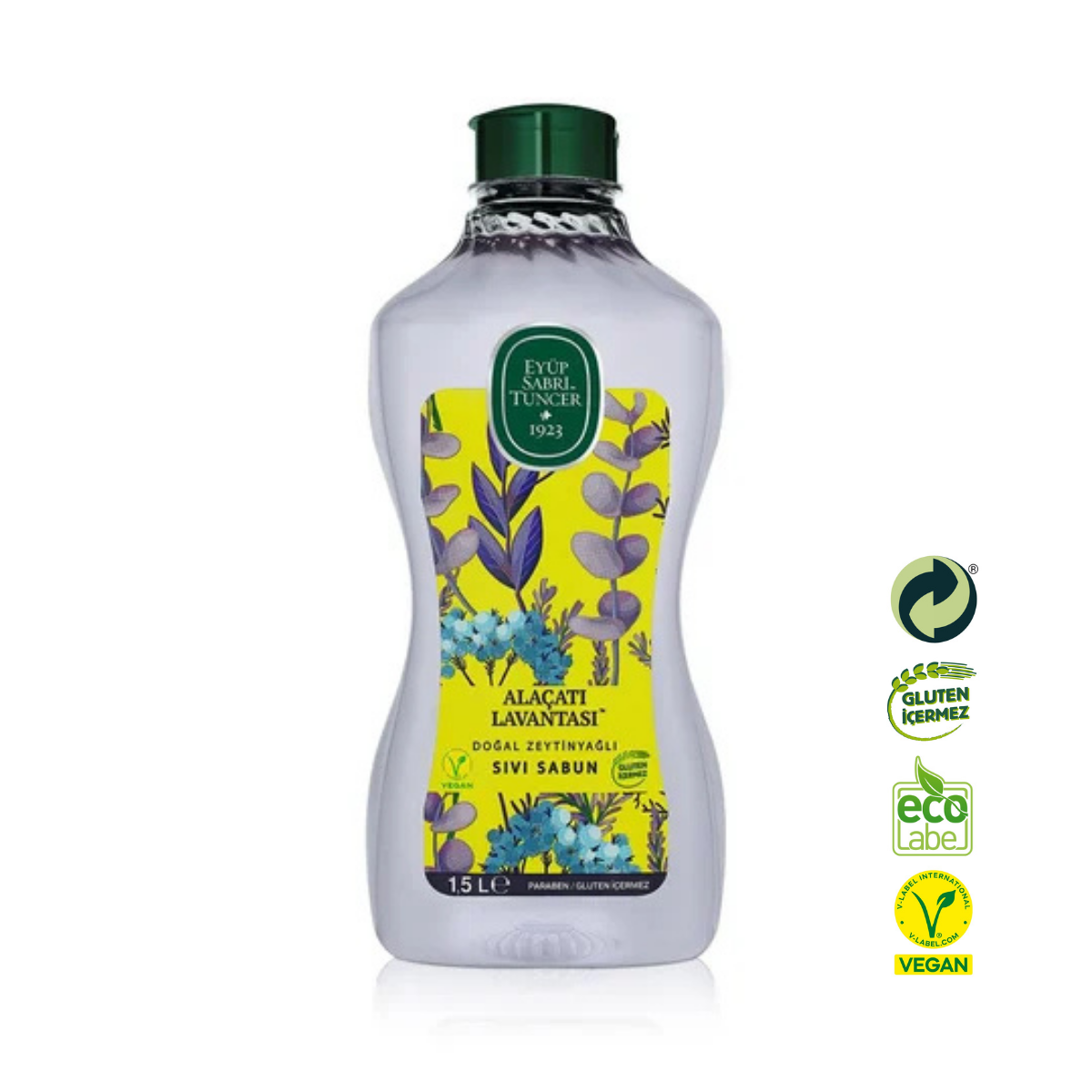 Eyüp Sabri Tuncer Alaçatı Lavantası Doğal Zeytinyağlı Sıvı Sabun 1.5 lt