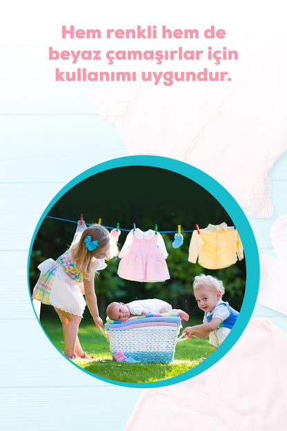 Life By Fakir Bitkisel Bebek Çamaşır Deterjanı 1500 ml – Vegan, Hipoalerjenik, Renkli ve Beyazlar için