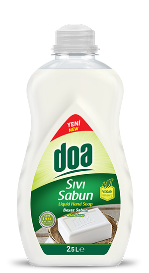 Doa Beyaz Sabun Kokulu Sıvı Sabun 2500 ml - Ekonomik Boy