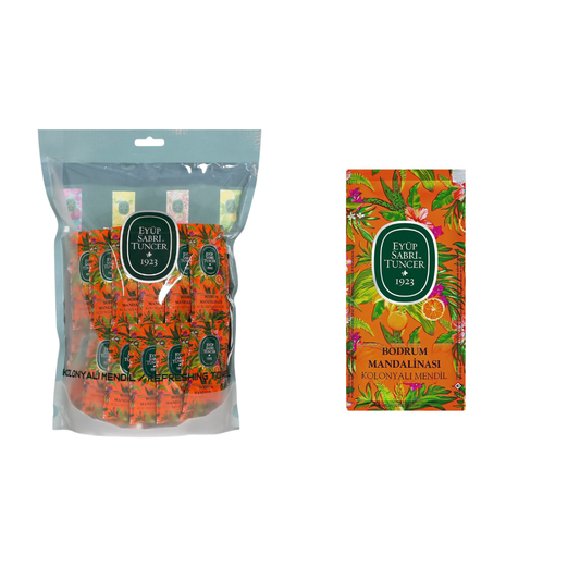 Eyüp Sabri TuncerBodrum Mandalinası Kolonyalı Mendil 150'li