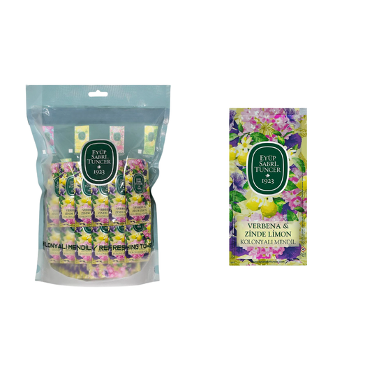 Eyüp Sabri Tuncer Verbena & Zinde Limon Kolonyalı Mendil 150'li