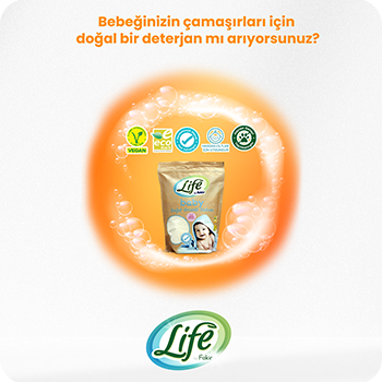 Life By Fakir %100 Bitkisel Doğal Bebek Granül Toz Sabun 1 Kg, Vegan, Hassas Formül, %100 Doğal Temizlik