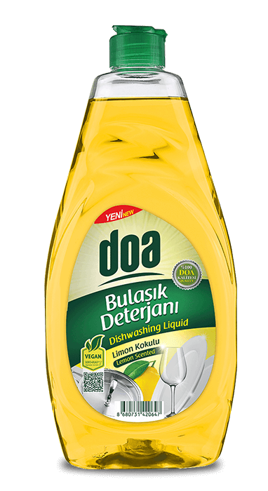 Doa Sıvı Bulaşık Deterjanı Limon Özlü 750 ml