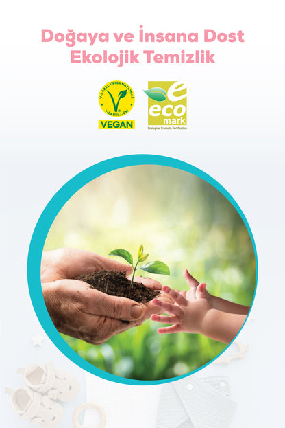 Life By Fakir Bitkisel Bebek Çok Amaçlı Temizleyici 475 ml – Bitkisel, Durulamasız, Güvenli