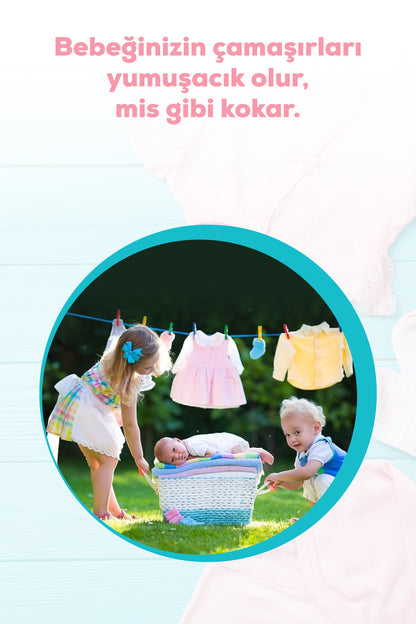 Life By Fakir Bitkisel Bazlı Vegan Bebek Konsantre Yumuşatıcı 1500 ml – Konsantre, Doğal İçerik