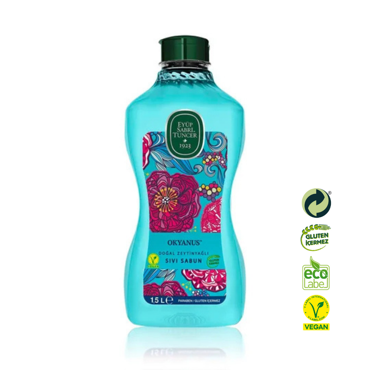 Eyüp Sabri Tuncer 1.5Lt Sıvı Sabun Doğal Zeytinyağlı Okyanus