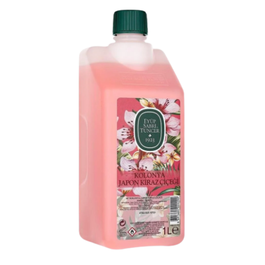 Eyüp Sabri Tuncer Japon Kiraz Çiçeği Kolonyası 1 lt - Koruma Kilitli Kapak