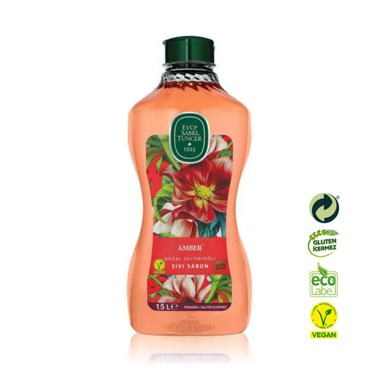 Eyüp Sabri Tuncer Amber Doğal Zeytinyağlı Sıvı Sabun 1.5 Lt