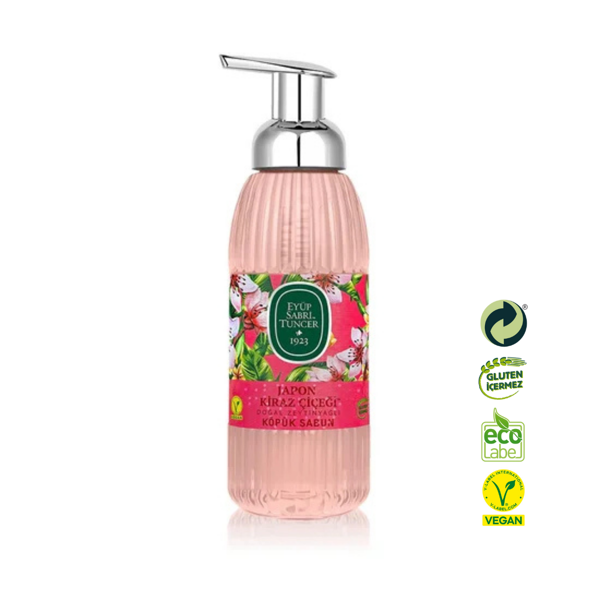 Eyüp Sabri Tuncer Japon Kiraz Çiçeği Doğal Zeytinyağlı Köpük Sabun 500 ml